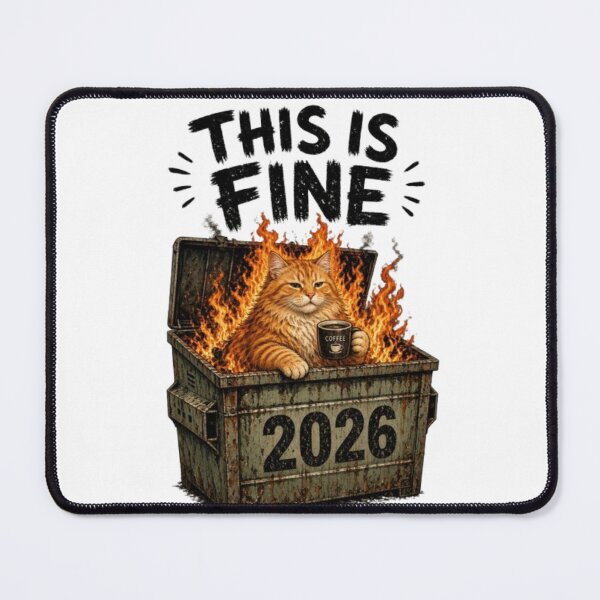 Item preview, This Is Fine 2026 designed and sold by TATOXIDE.
