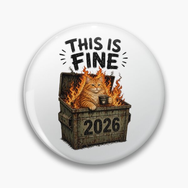 Item preview, This Is Fine 2026 designed and sold by TATOXIDE.