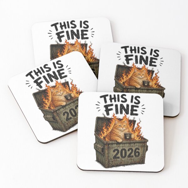 Item preview, This Is Fine 2026 designed and sold by TATOXIDE.