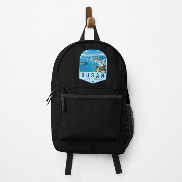Item preview, Busan in South Korea, Retro Travel Art Emblem designed and sold by MaateoDesign.