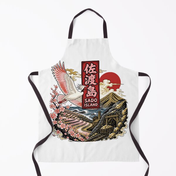 Item preview, Sado Island Japan Vintage Travel Tourism designed and sold by TravelersGems.