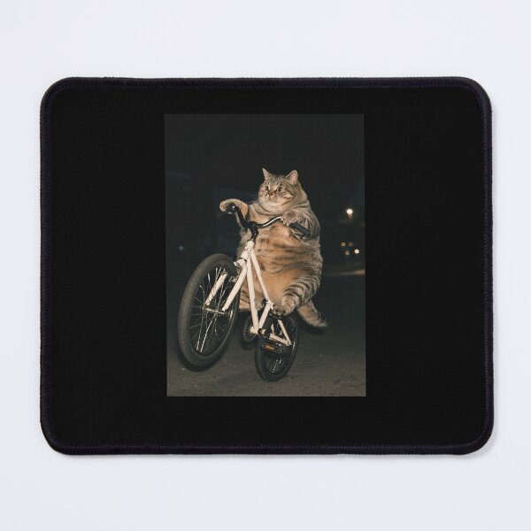 Item preview, Cat Riding Bike Vintage 90s Cat Meme designed and sold by Hedoraxe.