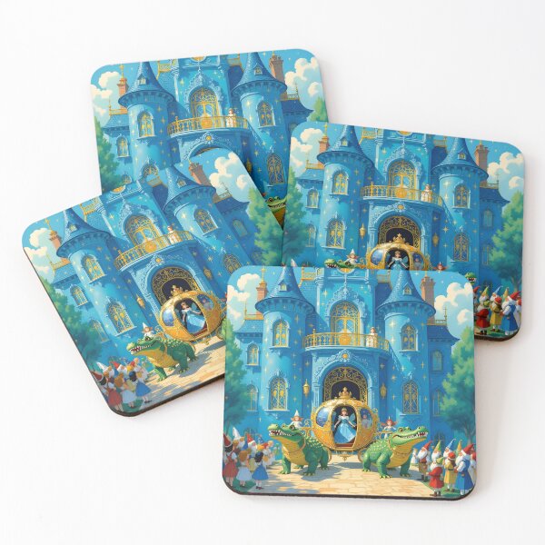 Item preview, Crocodile Royal Carriage to a Magical Blue Castle designed and sold by yosmosverse .
