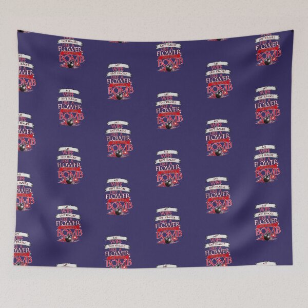 Item preview, My Wife Isn't Fragile Like A Flower Sarcastic Marriage Design designed and sold by Creative-Sanc.