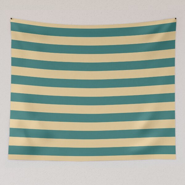 Item preview, Horizontal stripes in green and yellow designed and sold by RishabhArts1.