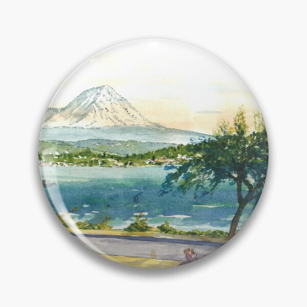Item preview, Mount Rainier from Seward Park designed and sold by Dave Baab watercolors.