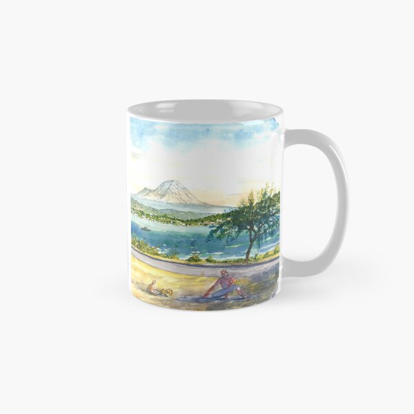 Item preview, Mount Rainier from Seward Park designed and sold by Dave Baab watercolors.