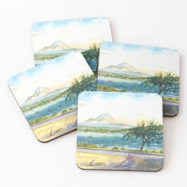 Item preview, Mount Rainier from Seward Park designed and sold by Dave Baab watercolors.