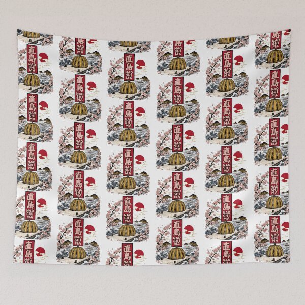 Item preview, Naoshima Japan Vintage Travel Tourism designed and sold by TravelersGems.