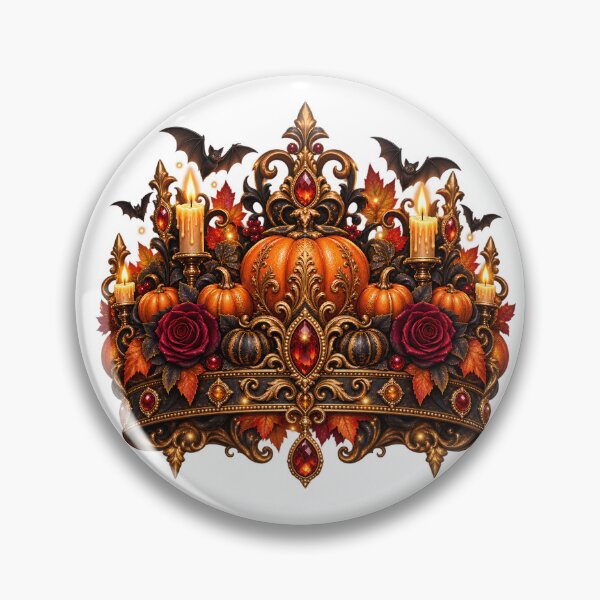 Item preview, Gilded Pumpkin Majesty – Gothic Halloween designed and sold by Clothes With Smiling Animals Walt Gral.