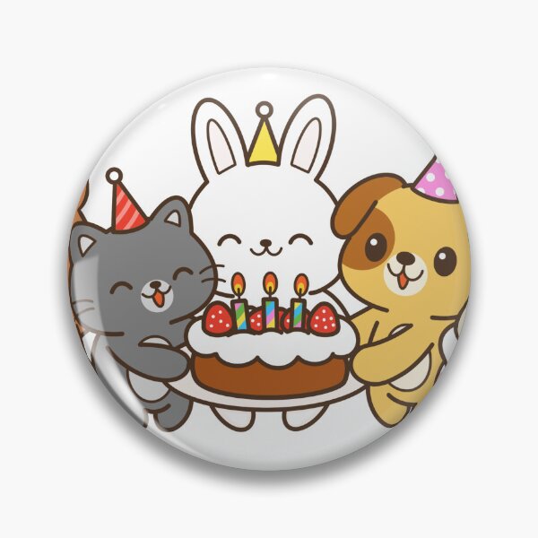 Item preview, Happy birthday to my animal friends designed and sold by pookapencil.