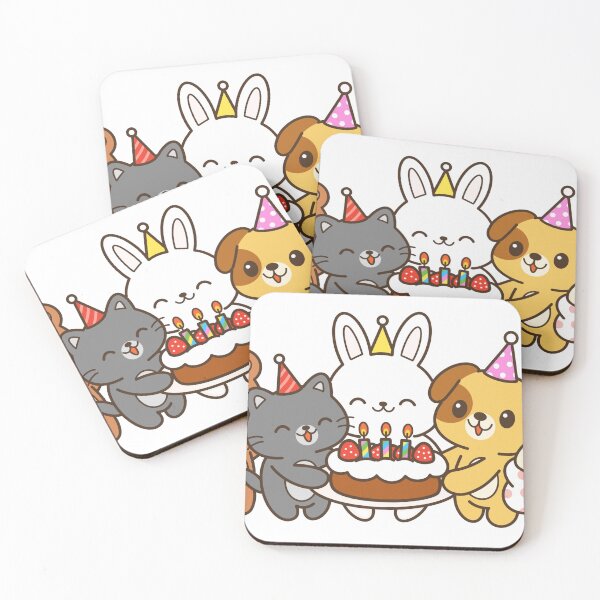 Item preview, Happy birthday to my animal friends designed and sold by pookapencil.
