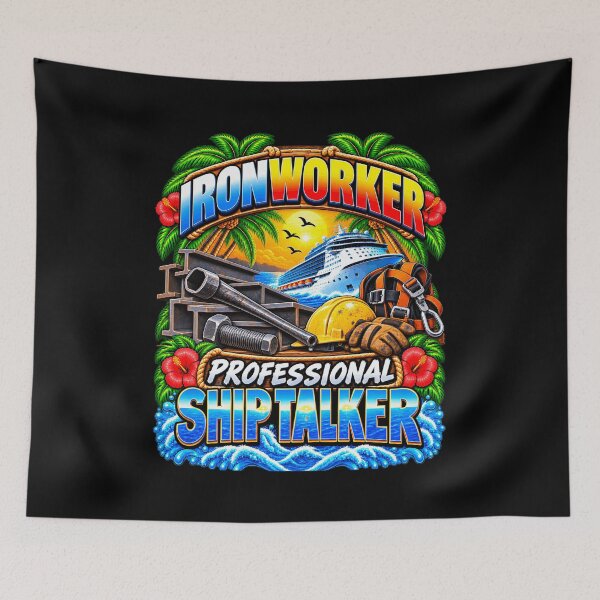 Item preview, Ironworker Professional Ship Talker Cruise Vacation designed and sold by fungear.