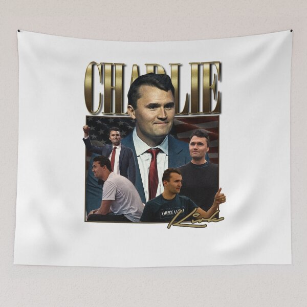 Item preview, Charlie Kirk Vintage Retro Bootleg   designed and sold by Gutkowskiol.