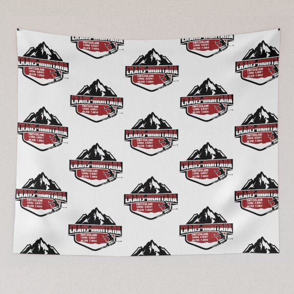 Item preview, Crans-Montana Ski Switzerland Skiing Alps Sticker T-Shirt 02 designed and sold by flamesnejme.