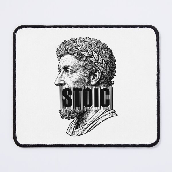 Artikelvorschau, Marcus Aurelius Stoische Philosophie Barcode Philosoph entworfen und verkauft von GrandeDuc.