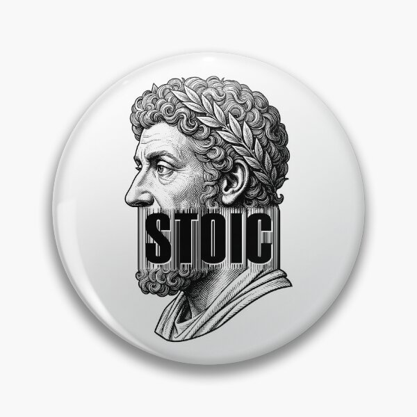 Item preview, Marcus Aurelius Stoic Philosophy Barcode Philosopher designed and sold by GrandeDuc.