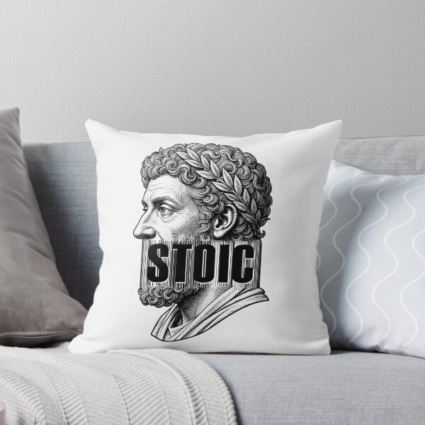 Item preview, Marcus Aurelius Stoic Philosophy Barcode Philosopher designed and sold by GrandeDuc.