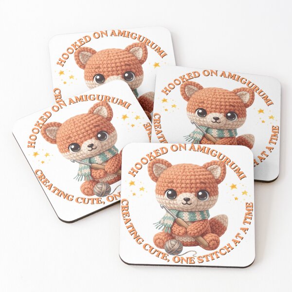 Item preview, Hooked On Amigurumi - Cute Crochet Fox designed and sold by BikTee.