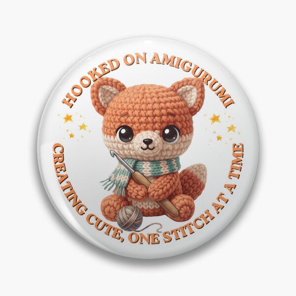 Item preview, Hooked On Amigurumi - Cute Crochet Fox designed and sold by BikTee.