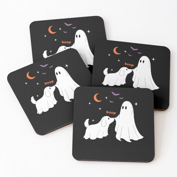 Item preview, Halloween Ghost Boop Dog Funny designed and sold by Hedoraxe.