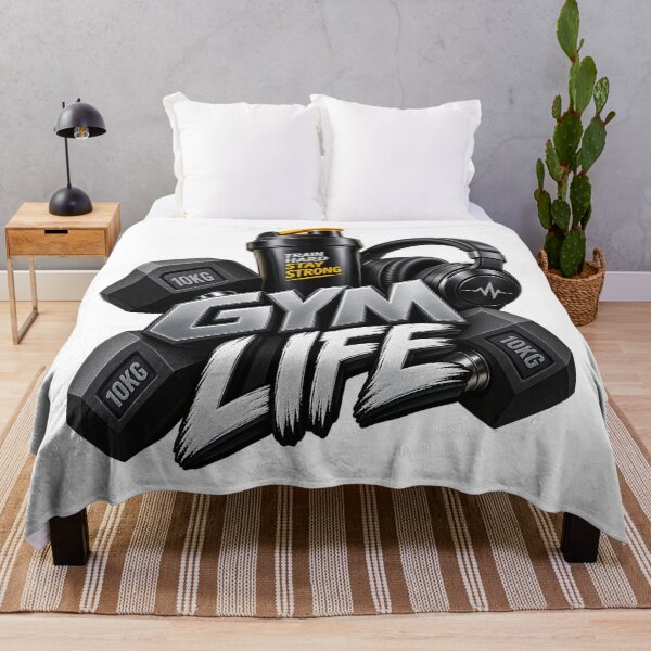 Item preview, Gym Life Dumbbells Fitness Motivation designed and sold by Design Sounds Studio.