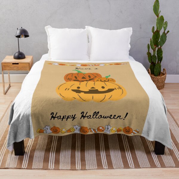 Item preview, Cheerful Pumpkin Halloween designed and sold by The Lady Goblin's Goods.