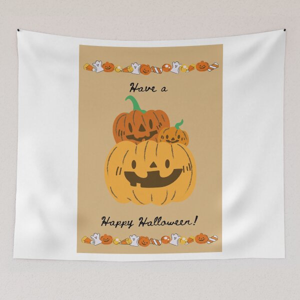 Item preview, Cheerful Pumpkin Halloween designed and sold by The Lady Goblin's Goods.