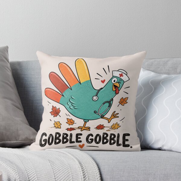 Item preview, Funny Turkey Nurse, Thanksgiving Nursing, Nursing Assistant, Nurse Student, Cute Turkey Day, Healthcare Gift designed and sold by Quiajia.