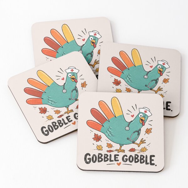 Item preview, Funny Turkey Nurse, Thanksgiving Nursing, Nursing Assistant, Nurse Student, Cute Turkey Day, Healthcare Gift designed and sold by Quiajia.