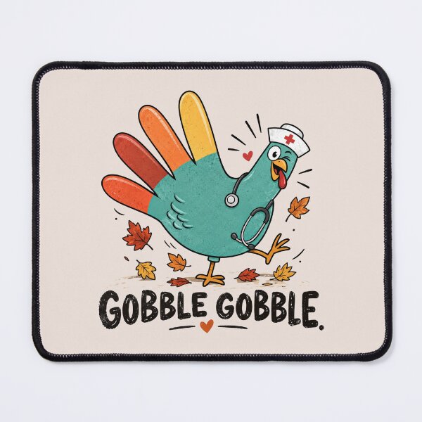 Item preview, Funny Turkey Nurse, Thanksgiving Nursing, Nursing Assistant, Nurse Student, Cute Turkey Day, Healthcare Gift designed and sold by Quiajia.