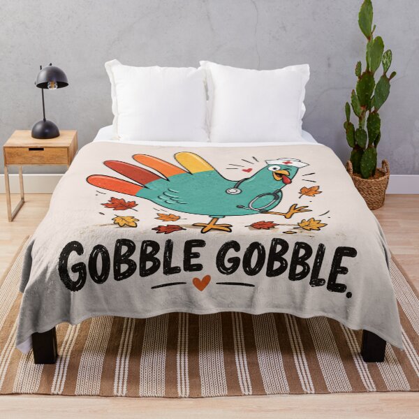 Item preview, Funny Turkey Nurse, Thanksgiving Nursing, Nursing Assistant, Nurse Student, Cute Turkey Day, Healthcare Gift designed and sold by Quiajia.