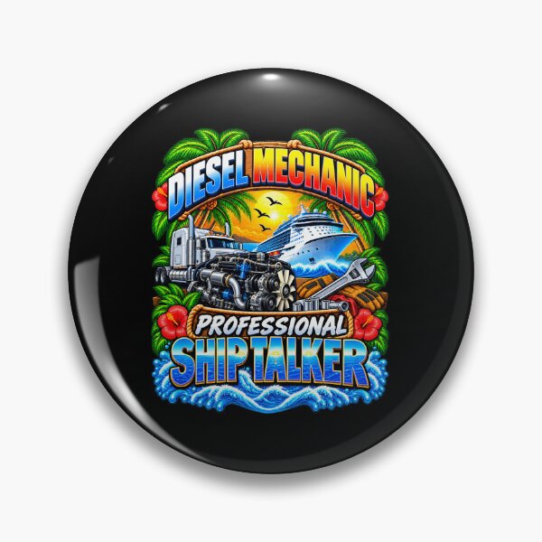 Item preview, Diesel Mechanic Professional Ship Talker Cruise Vacation designed and sold by fungear.