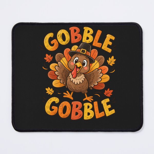 Item preview, Gobble Gobble Cute Thanksgiving Turkey designed and sold by Lozarux.