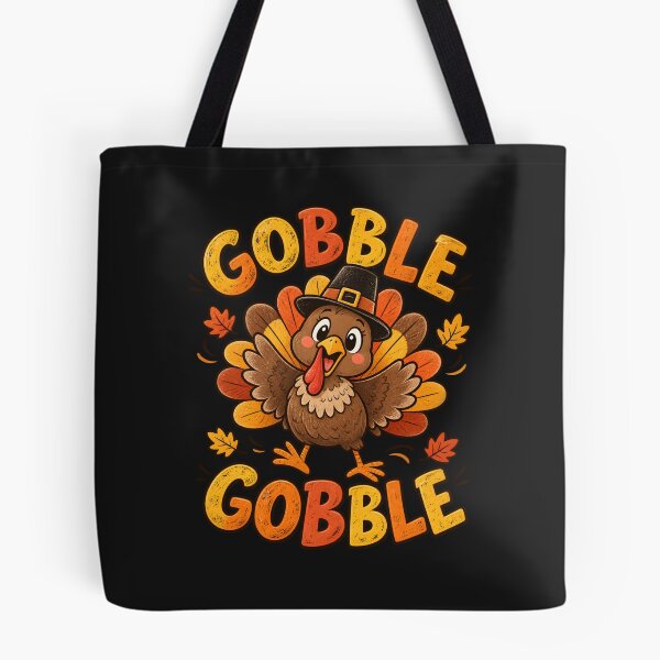 Artikelvorschau, Gobble Gobble Cute Thanksgiving Turkey entworfen und verkauft von Lozarux.