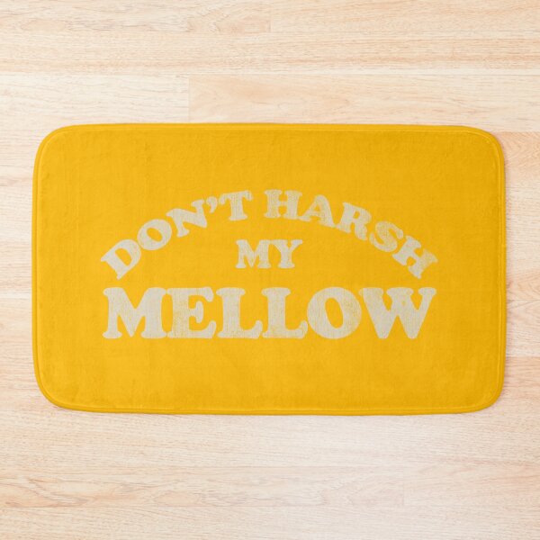 Item preview, Don't Harsh My Mellow Retro 70s Smiley Face Vintage Quote designed and sold by brianhillDESIGN.