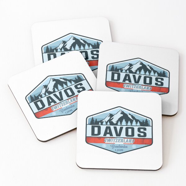Item preview, Davos Ski Switzerland Skiing Alps Sticker T-Shirt 01 designed and sold by flamesnejme.