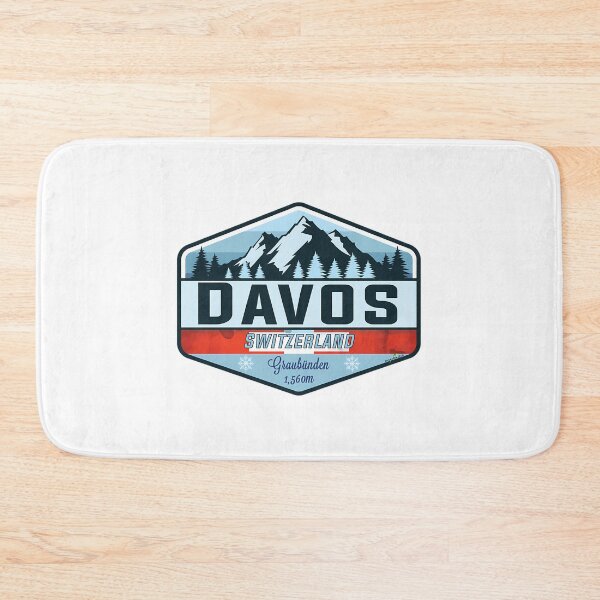 Item preview, Davos Ski Switzerland Skiing Alps Sticker T-Shirt 01 designed and sold by flamesnejme.