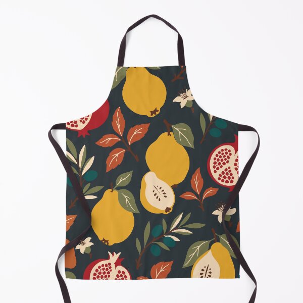 Item preview, Quince Pomegranate and Olive Autumn Orchard Pattern designed and sold by BelievingCreates.