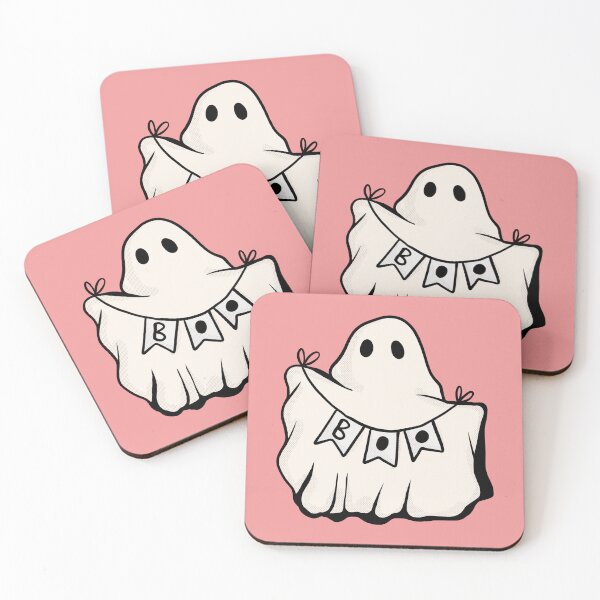 Item preview, Cute Ghost Holding Boo Bunting Banner Halloween Doodle designed and sold by SolutionsArt.