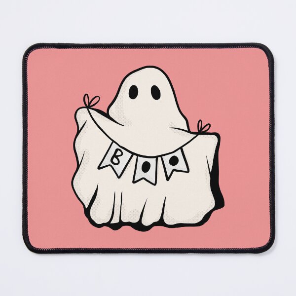Item preview, Cute Ghost Holding Boo Bunting Banner Halloween Doodle designed and sold by SolutionsArt.
