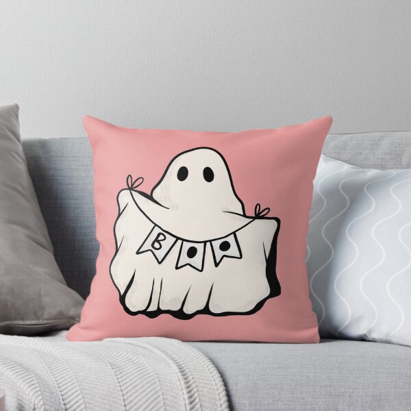 Item preview, Cute Ghost Holding Boo Bunting Banner Halloween Doodle designed and sold by SolutionsArt.