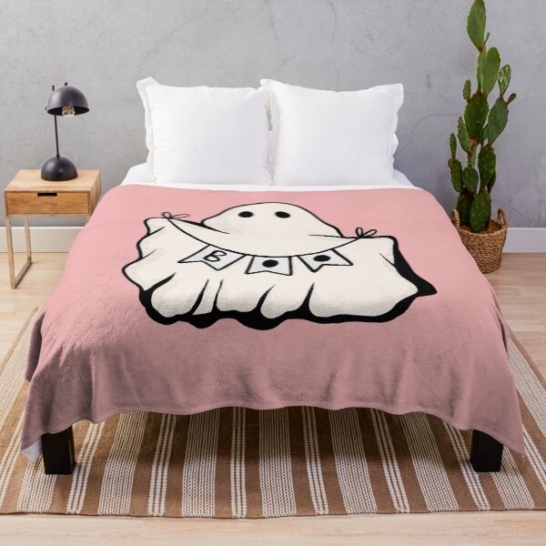 Item preview, Cute Ghost Holding Boo Bunting Banner Halloween Doodle designed and sold by SolutionsArt.
