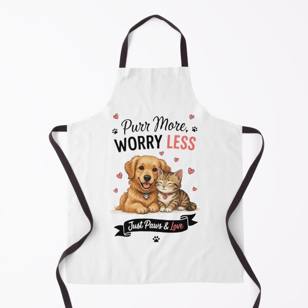 Item preview, Purr More Worry Less Just Paws & Love designed and sold by DegiXblooms.