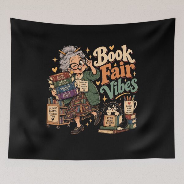 Item preview, Book Fair Vibes designed and sold by TheEndDesign.