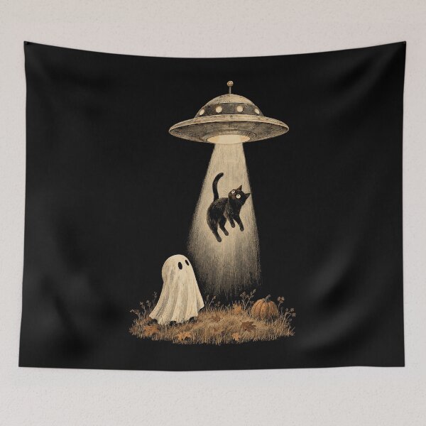 Item preview, Ghost and the Abducted Black Cat designed and sold by SignumShop.