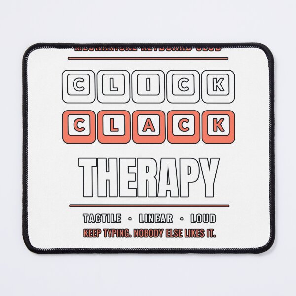 Item preview, Mechanical Keyboard Club Click Clack Therapy designed and sold by PeaksAndPrints.