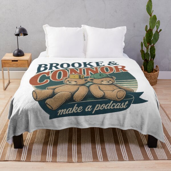 Item preview, brooke and connor make a podcast designed and sold by Fryeal Berik.