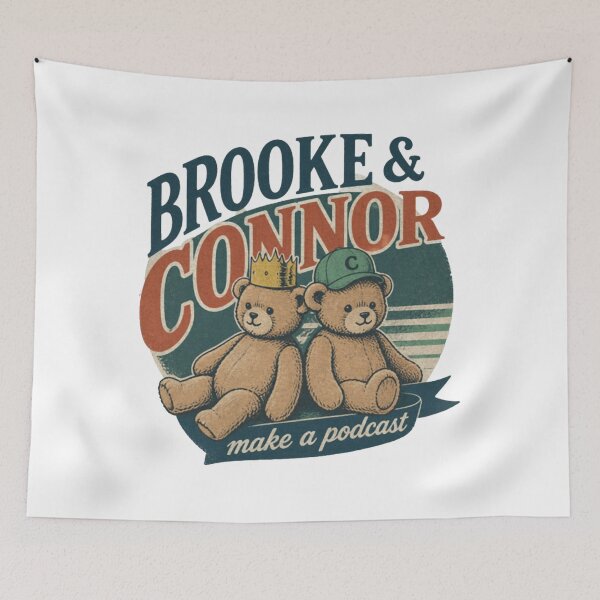 Item preview, brooke and connor make a podcast designed and sold by Fryeal Berik.