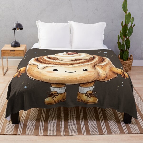 Item preview, Cute Cinnamon roll / Fall Aesthetic / Thanksgiving Best Selling / Fall Decors / Decorations/ Pillow Cases, Blankets , Socks Phone Case Mug designed and sold by TeenLake.
